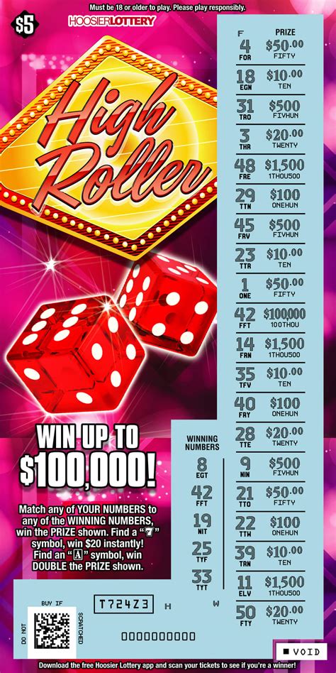 hoosier lottery free ticket.